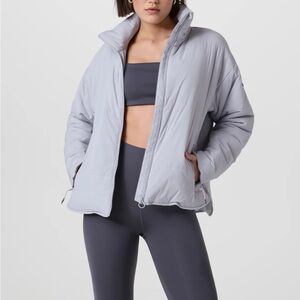 Vuori Women's Canyon insulated jacket in Glacier